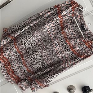 Stylish Multicolor Patterned Women's Shirt